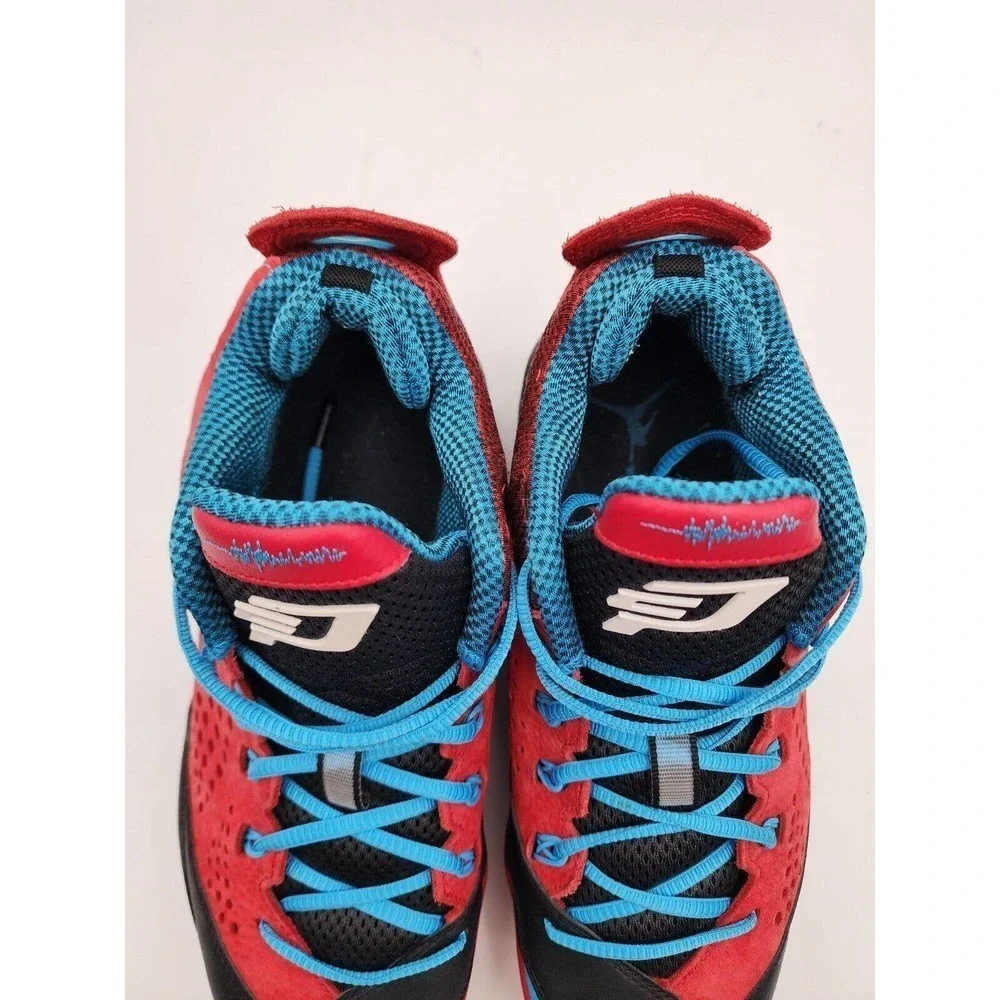 Nike Air Jordan CP3 VII Gym Red Powder Blue Sz 8.5 Men's Shoes 616805-607